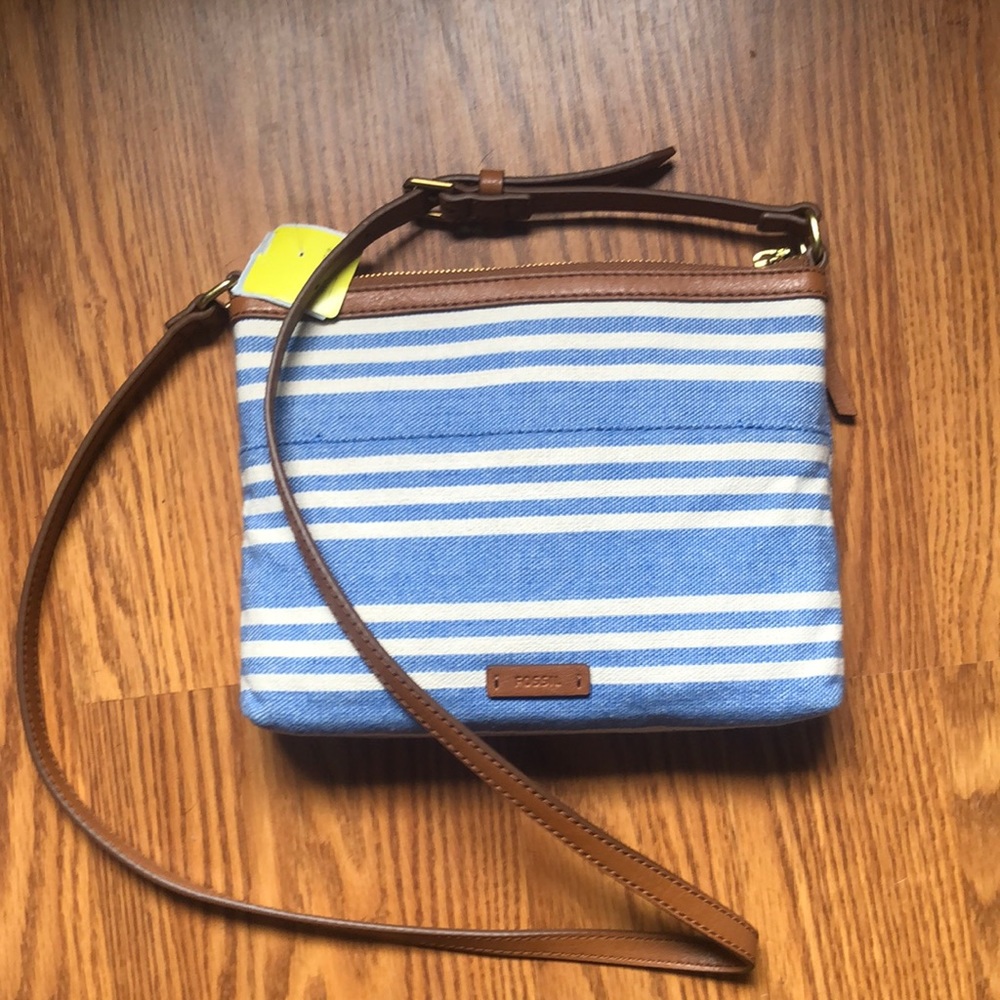 Fossil Cloth and Leather purse